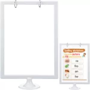 길린 미니 앵커 차트 홀더 8 x 12 인치 학습 카드 스탠드 보관 알파벳 번호 어휘 종이 조직 인터랙티브