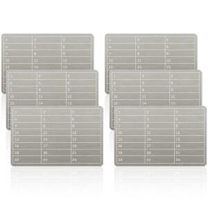 비트코인 하드웨어 콜드 백업을 위한 6 플레이트 스틸 월렛 암호화폐 시드 스토리지 지갑