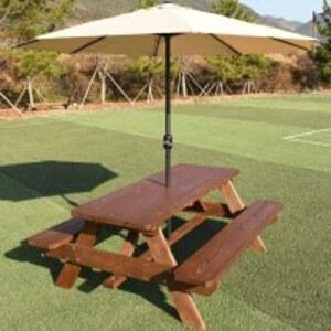 통원목 4인 무도색 일체형 야외 의 트 6인용 별매 식탁 플라스틱 정원 발코니