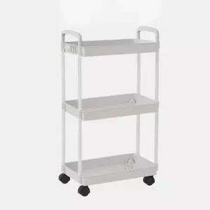 작은집 좁은 주방공간 틈새수납용 미니 트롤리선반/ 신혼집 소형하우스 1인가구