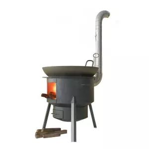 드럼통 장작 난로 화로 화덕 장작난로 아궁이 가마솥