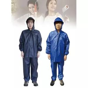 배달복 남성 우비 우의 방수 바지 세트 작업용 휴대용 성인 우비옷