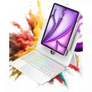 ClEAR 이어 Magnetic Keyboard CASE 케이스 for Air 11 Inch (M3/M2, 2025/2024)  iPad Pro 11/ 5th/4th G