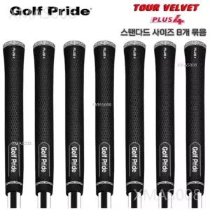  8개 골프프라이드 투어벨벳 Plus4 60R/50g 스탠다드 사이즈 남녀공용 내마모성 논슬립 골프그립 그립교체