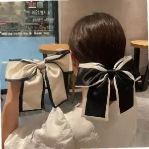 새틴 왕리본 곱창 머리끈 곱창밴드 헤어끈