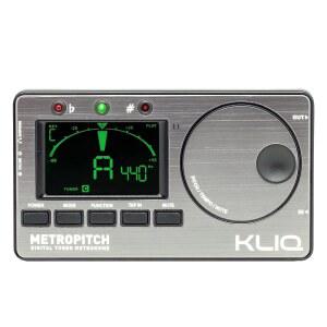 KLIQ 메트로피치 - 모든 악기를 위한 메트로놈 튜너 기타, 베이스, 바이올린, 우쿨렐레 및 크로매틱 튜닝 모드(메트로피치, 퓨터 그레이) 포함