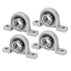 하이피코 베개 블록 베어링 4Pcs KP003 플랜지 장착 - 직경 17mm 선형 샤프트 로드용 보어 /0.67 ID 자체