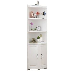 틈새장식장 미니 구석 모서리 40x40x170 좌형 삼각 피규어 인형장식장 틈새수납장