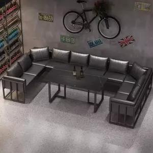 술집 소파 휴게실 가죽 체어 업소용 식당 인테리어 호텔