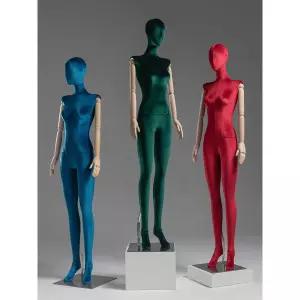 벨벳 마네킹 의류 피팅 벨벳마네킹 인테리어 전신 실버