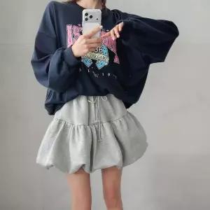 [하프클럽/]여성 러블리 캉캉 호박벌룬 밴딩 미니스커트