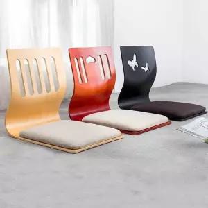 삼탸 월낫 원목 일식집바닥차박용낮은등받이 좌식의자 책상 인테리어