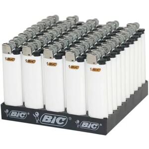 라온식 2026년  ABS 소재 실버 사용이 간편한 BIC 라이터 사이즈 7.5