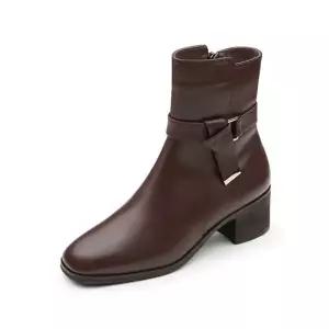 금강구두RENBOC5934K3 금강제화 랜드로바 르느와르 사이드 절개 매듭 앵클 부츠브라운2106260