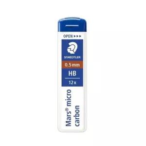 스테들러 마스 샤프심 250 05-HB 0.5mm HB 갑(12개입) (WFKFQVH)
