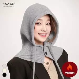텐제로 겨울 여성 코지 후드넥워머 머리부터 목까지 풀커버 3컬러 방한방풍 Bon-2631