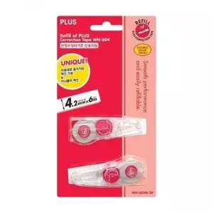 플러스 수정테이프리필 WH-604R 박스(200개입) (WFKF9Q1)