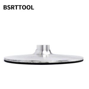 BSRTTOOL 인치 알루미늄 배킹 그라인더 나사지지 폴리싱 패드 앵글 M14 11 홀더