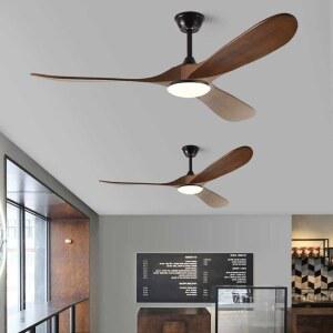 우드 조명 실링팬 거실 슬림 에어블로우 52인치 106CM 북유럽 타프팬 저소음 레스토랑