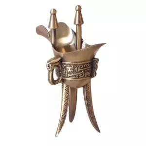 삼국지 술잔 청동 구리 고대 컵 소주잔 위스키