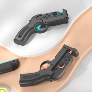 스위치 2 좌우 컨트롤러 게임용 스톡 2개 건 슈팅 핸드 그립 범용 디자인 액세서리