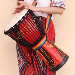 나무 젬배 아프리카 북 작은 드럼 잼배 연습용 8인치 젬베