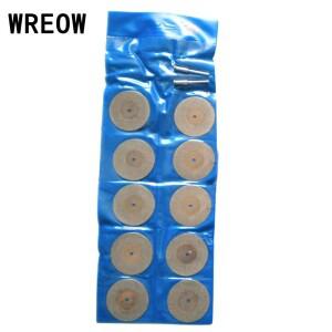 10PCS 40mm 절단 디스크 액세서리 다이아몬드 코팅 톱 블레이드 휠 키트 유리 돌 옥