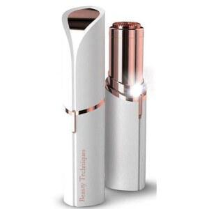 뷰티 테크닉 피니싱 터치 완벽한 여성용 무통모 제거제, 충전식, 화이트 / 로즈 골드