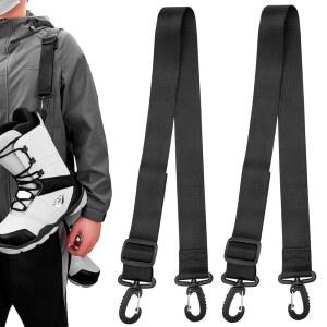 MOPHOEXII 2팩 스키 부츠 캐리어 스트랩, 조절 가능한 어깨 슬링, 스케이트 운반용 목줄, 스키용 롤러 목줄