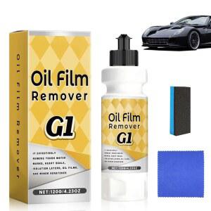 바기스테스 G1 자동차 유리 클리너, 연마 컴파운드, 자동 창문용 유막 제거제 - 물때, 도로 기름, 앞유리 연무 제거, 창문 및 거울의 가시성 향상 (1개)