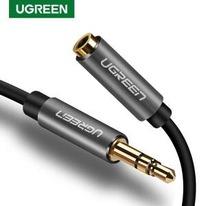 Ugreen 3.5mm 연장 오디오 케이블 남성 여성 Aux 헤드폰 아이폰호환 6s MP3 MP4 플레이어