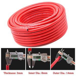 14MM 8MM 내마모성 가스 아세틸렌 방폭형 호스 LPG 튜브 직경 고압 절단용 프로판 산소