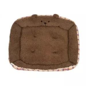 양면사용 후리스원단 댕댕이 겨울용 사각방석 U145728