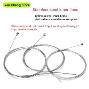 산악 자전거 고속도로 차량 디스크 브레이크 와이어 코어 튜브용 2PCS 스테인레스 스틸 및 기어 시프트 케