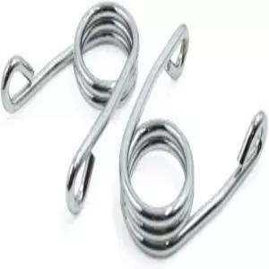 할리 데이비슨을 위한 uxcell 2pcs 크롬 도금 V자형 초퍼 솔로 시트 스프링