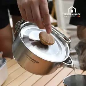 에스테반호프 아웃백케틀 캠핑 주전자 1200ml 주전자 캠핑주전자 캠핑용품 스텐주전자 케틀