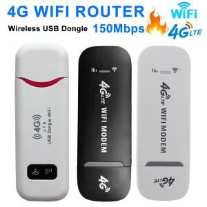 4G LTE 무선 라우터 USB 동글 150Mbps 모뎀 스틱  모바일 광대역 SIM 카드  와이파이 어댑터  홈 오피스