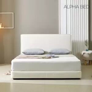 알파침대 데이아 패브릭 평상형 침대 SS