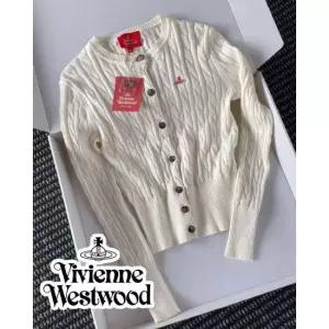 비비안웨스트우드 레드라벨 케이블 가디건