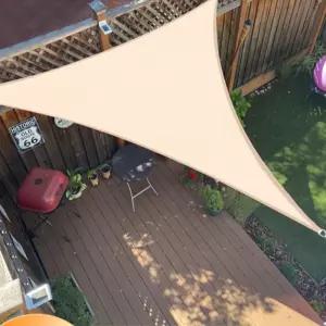 대형 삼각 타프 야외 자외선차단 그늘막 스크린 테라스 캠핑