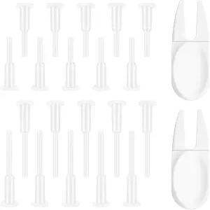 달랑라오 20 에어 스토퍼 플러그 2개의 제거 도구 운동 공을 위한 요가 볼 교체 키트 필라테스 안정성 풍선