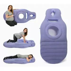 임산부 요가 튜브 매트 에어 체조 연습 스트레칭 체육관