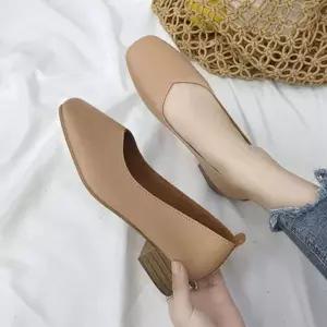 여성 3cm 펌프스 통굽 캐주얼구두 직장인신발