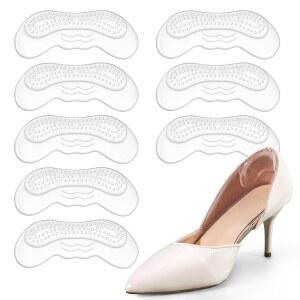 너무 큰 신발의 뒤꿈치 패드: 느슨한 신발을 위한 보호대 - 방지 물집(4쌍)