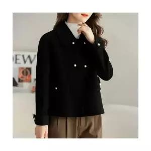 여자테일러드자켓 쇼트 롱 트위드 코트 빅사이즈 가을 겨울 ible4