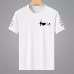 003러브 남성 아이스 기능성 라운드 반팔티