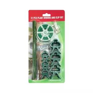 고정 세트 원예스텐로프 액자걸이 공예와이어 코팅 철사 케이블 분재 분갈이 클립