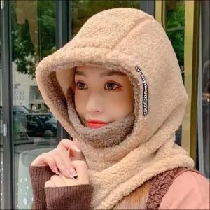 후드워머 일체형 마스크 바라클라바 겨울모자 여자 뽀글이