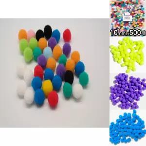 뿅뿅이(30mm 500입) 교재류 준비물 구성교재 칼라솜/교실/공예/어린이집/만들기/유아/폼폼/폼/재료/놀이