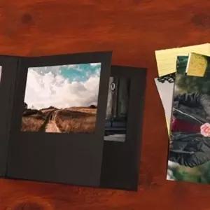 포켓앨범 미니포토앨범 4x6 1P 블랙 튼튼한 스크랩 사진 앨범